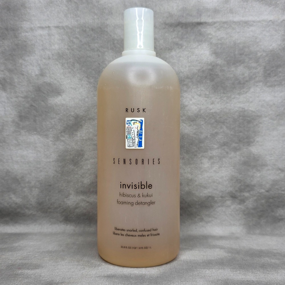 Rusk INVISIBLE Hibiscus & Kukui Foaming Detangler 33.8‎ fl oz